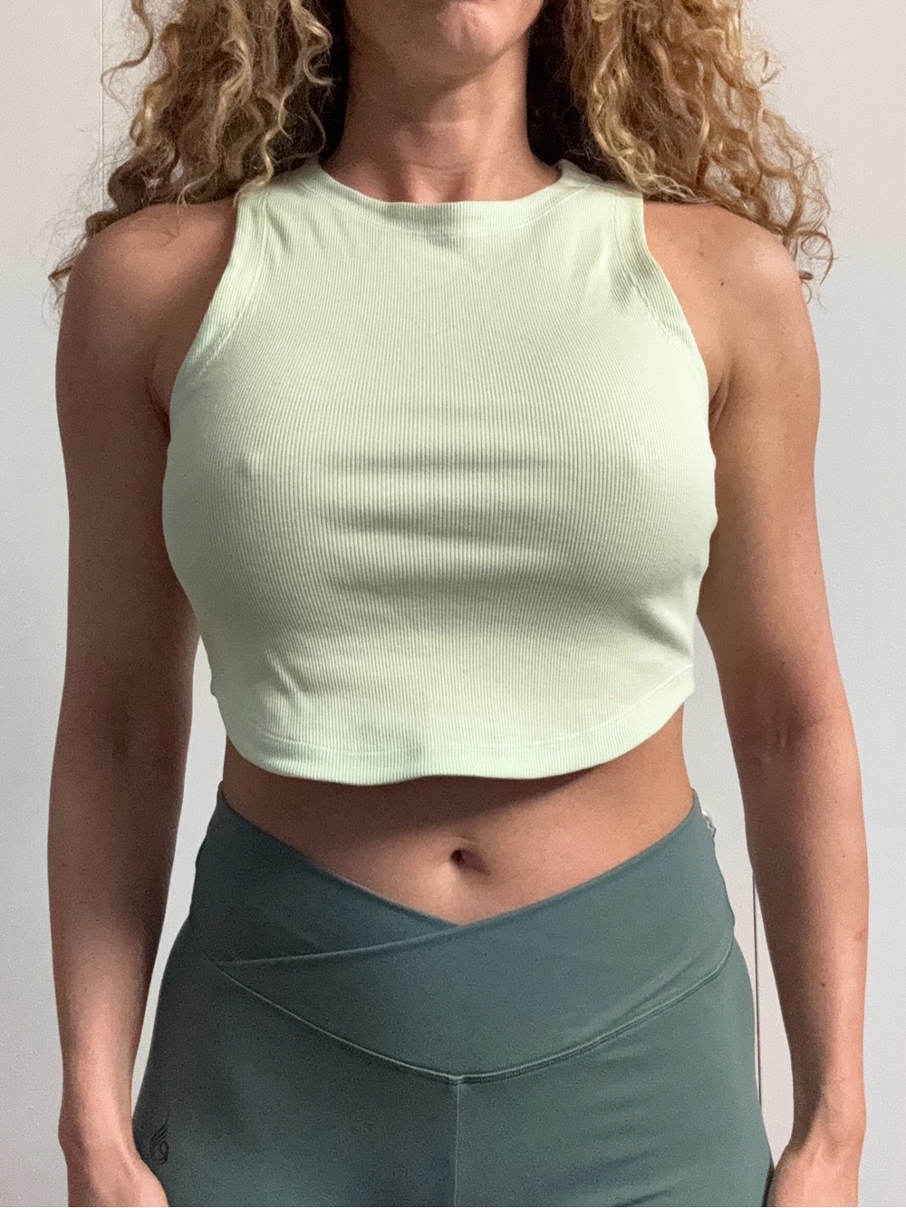 Ryderwear Ribbed Crop Tank Top